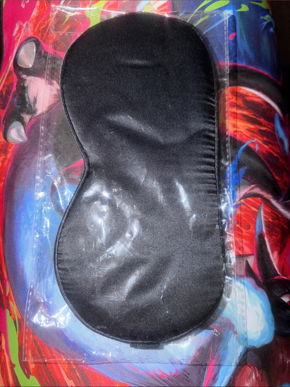 Black Satin Sleep Mask